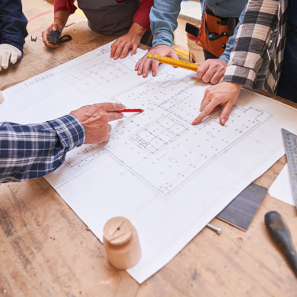 shutterstock_1917250013 - NW Rohbau - Planung im CTA